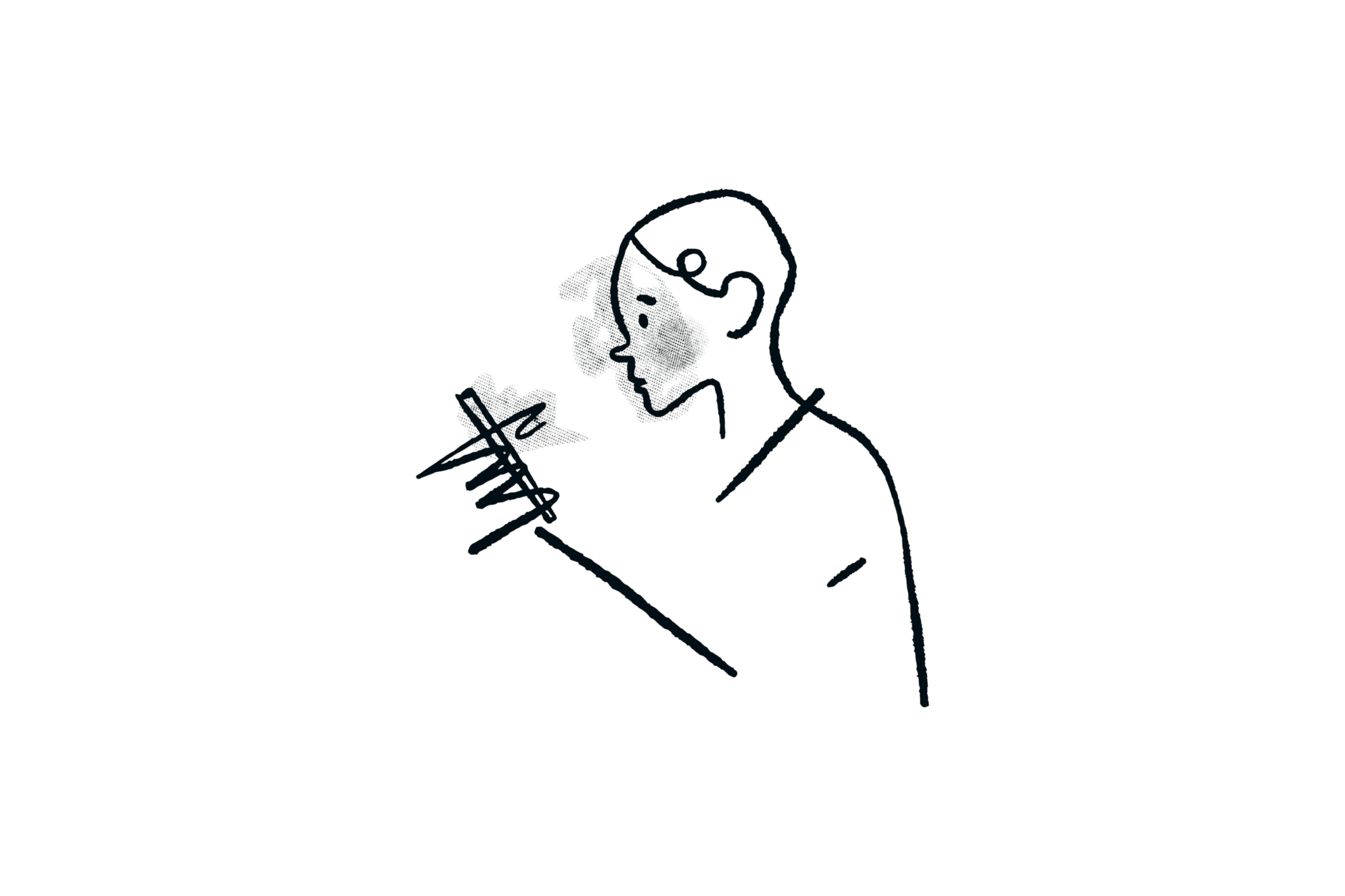 A calm editorial illustration representing clarity and cutting through noise.
