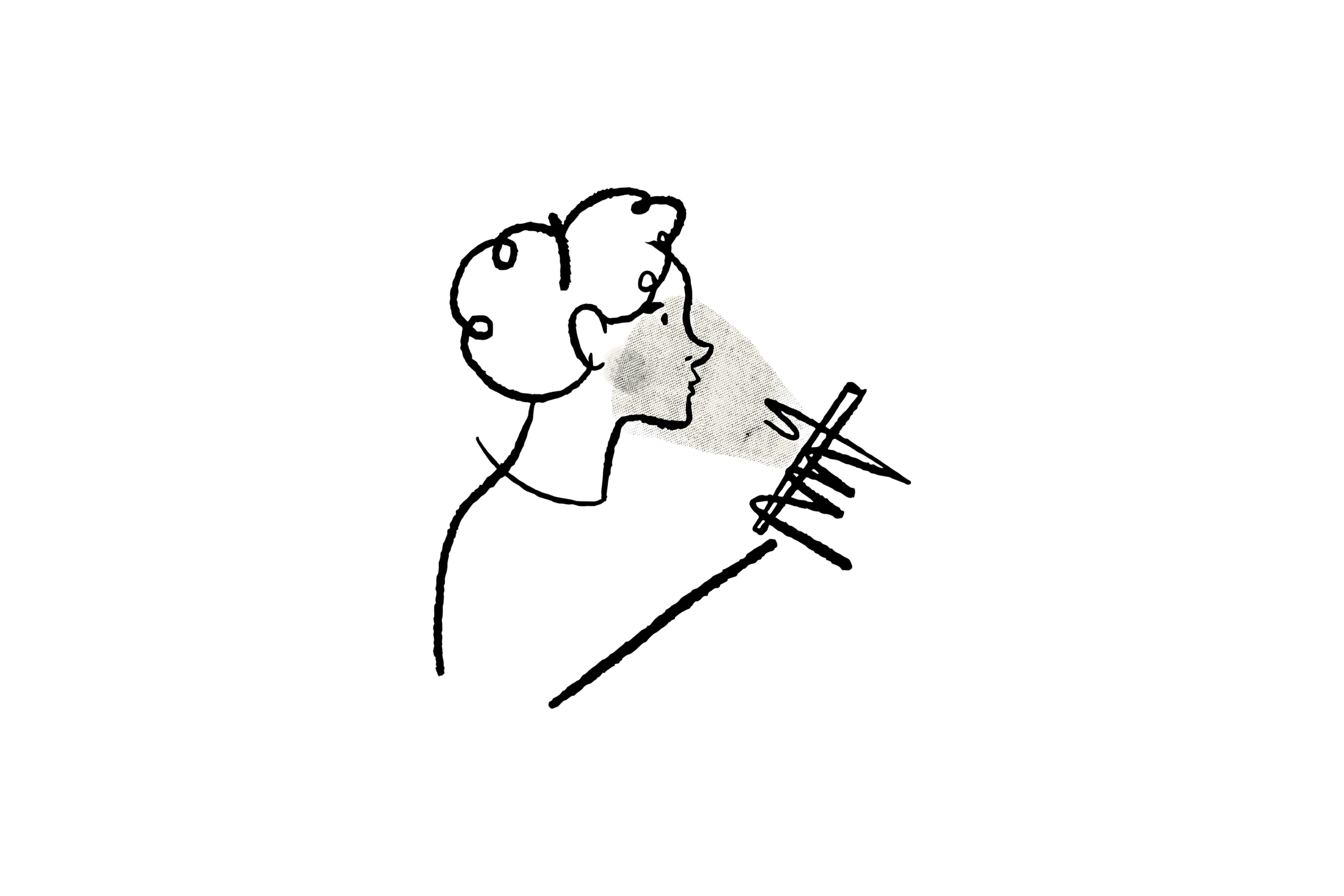 A calm editorial illustration for the About page.
